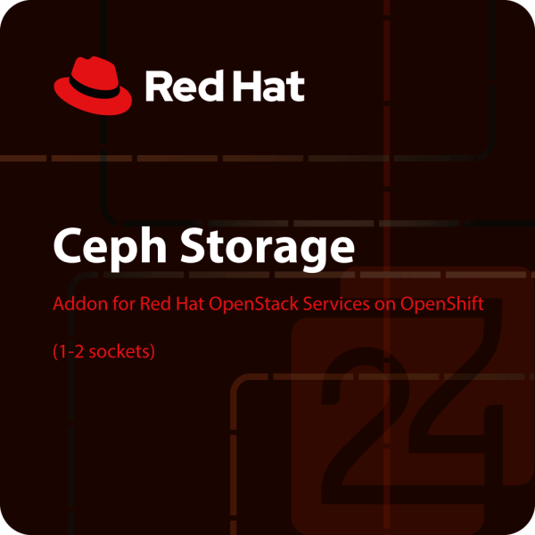 Red Hat Ceph Storage Addon for Red Hat OpenStack Services on OpenShift (1-2 sockets)
