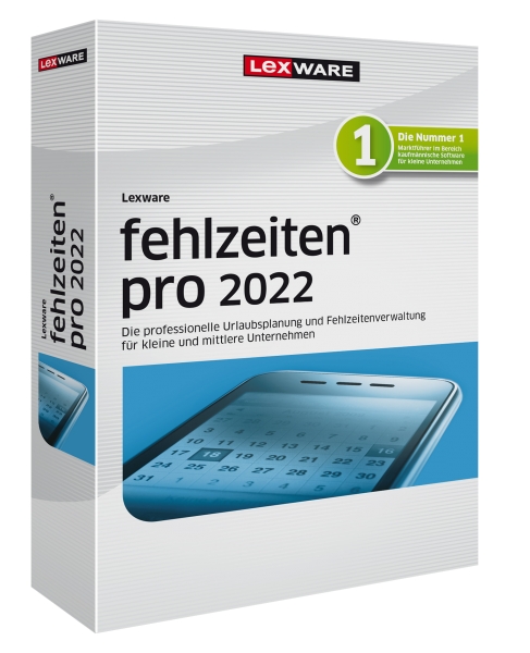Lexware Fehlzeiten Pro 2022, 365 Tage Laufzeit, Download