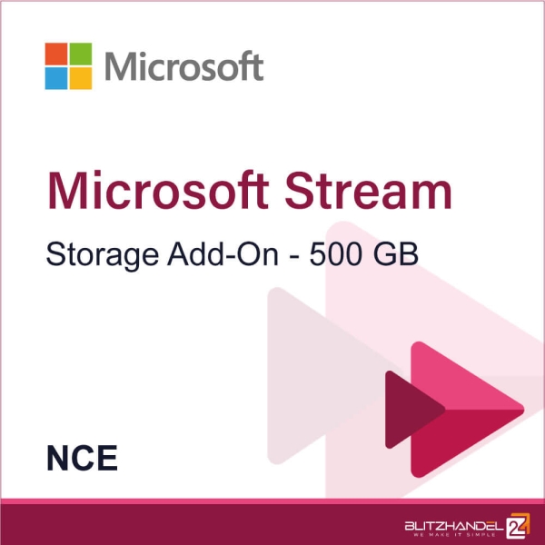 Microsoft Stream Storage Add-On - 500 GB (NCE)