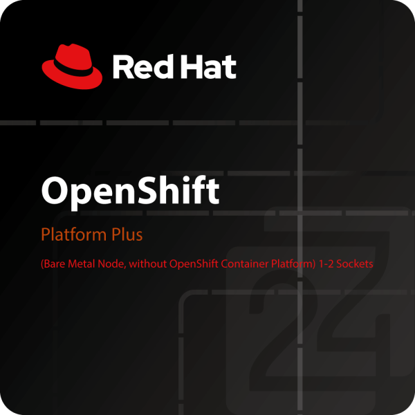 Red Hat OpenShift Platform Plus (Bare Metal Node, without OpenShift Container Platform) 1-2 Sockets