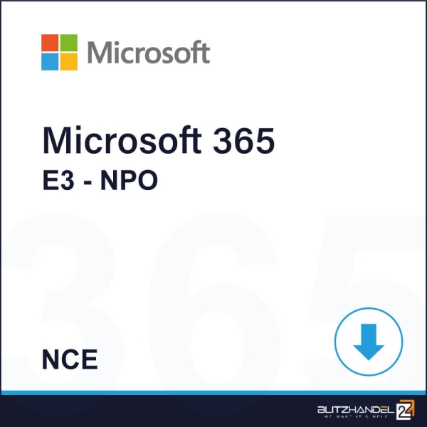 Microsoft 365 E3 - NPO (NCE)