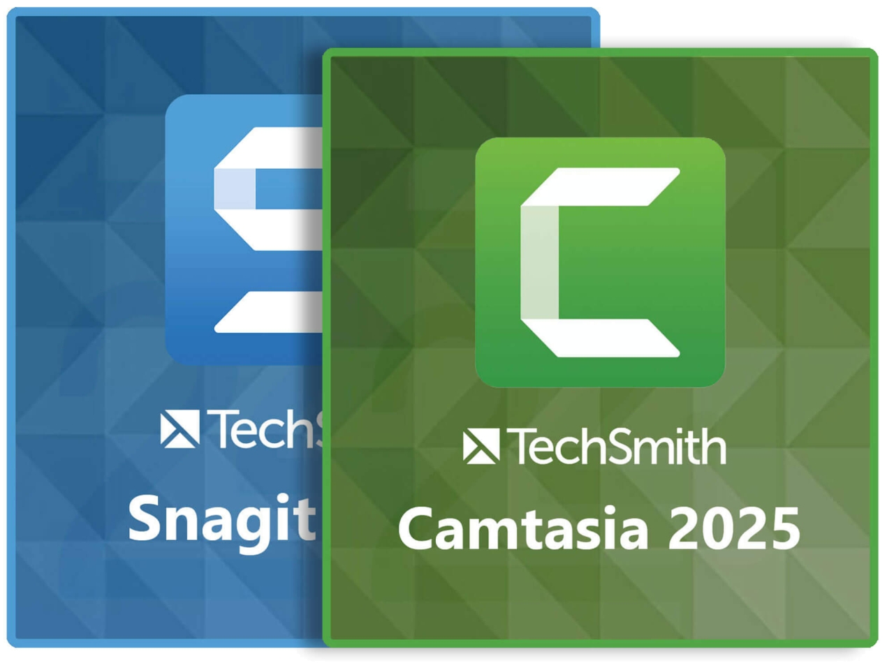 TechSmith Camtasia 2025 + Snagit 2025 Bundle Renewal EDU Renewal 1 Jahr 10 - 14 User