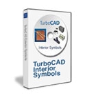 TurboCAD 3D Interior Symbols Pack, English