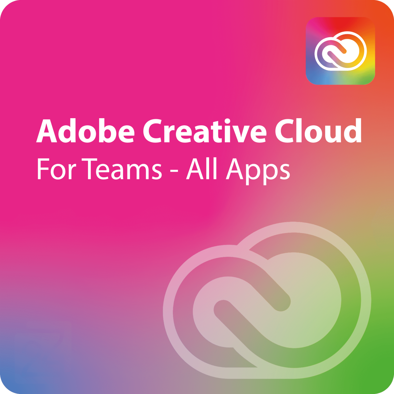 Adobe Creative Cloud for Teams All Apps 100+ User