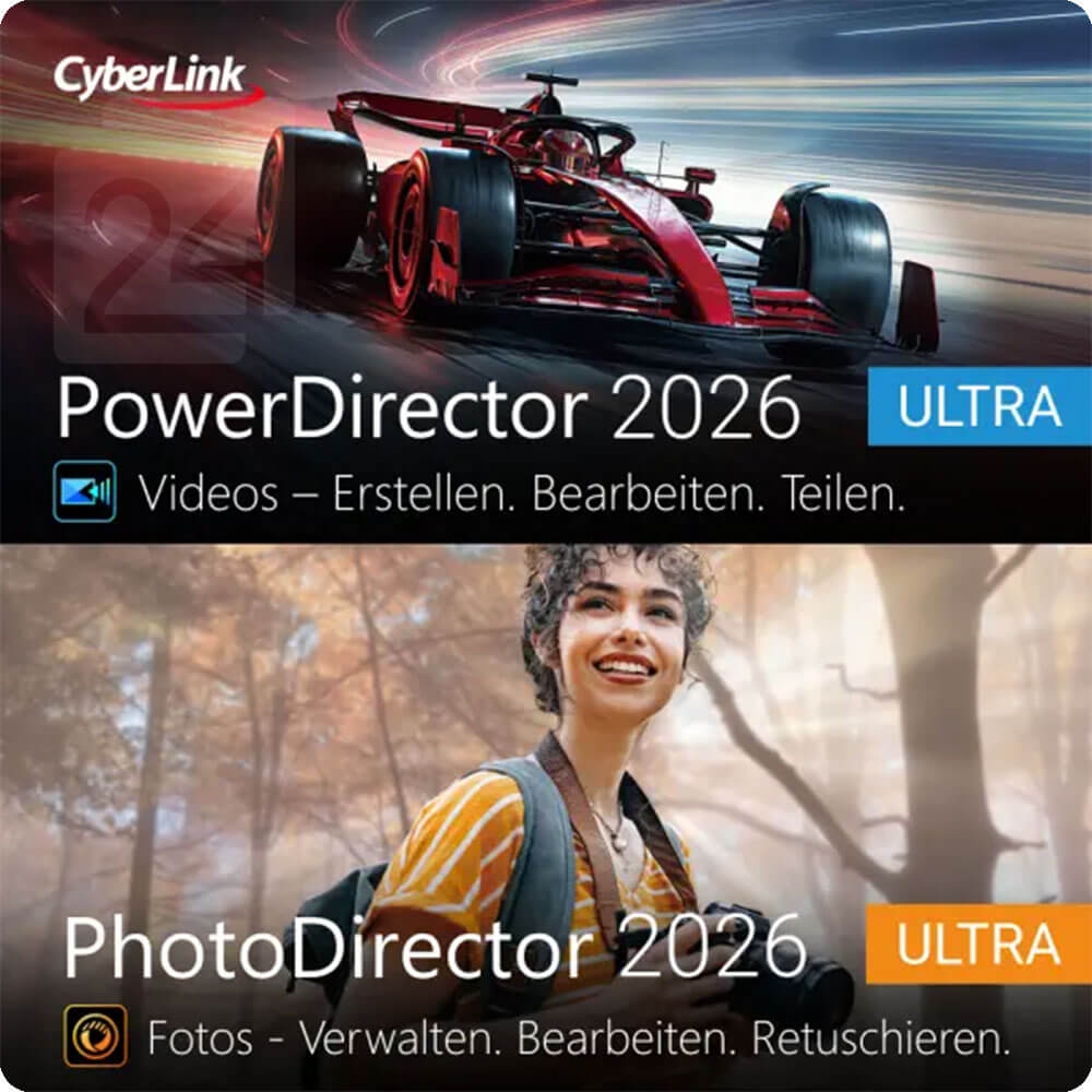 Cyberlink DUO - PowerDirector 2026 Ultra & PhotoDirector 2026 Ultra