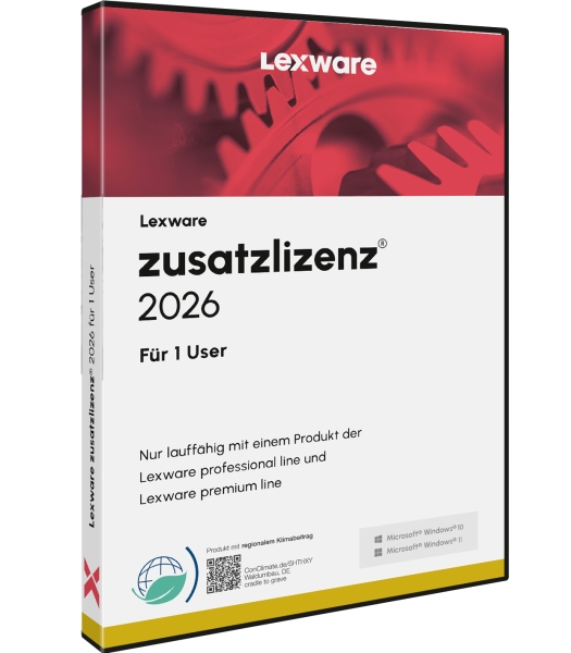 Lexware Zusatzlizenz 2026 ABO 1 User