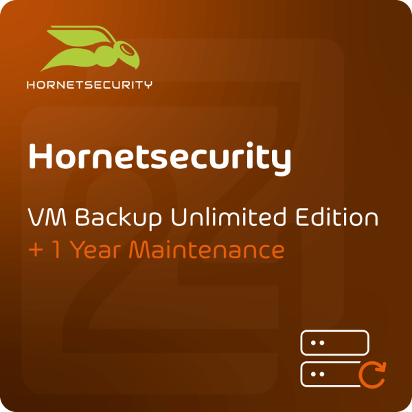 Hornetsecurity VM Backup Unlimited Plus Edition + 1 Year Maintenance