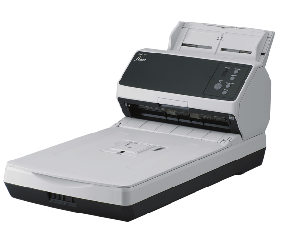 Ricoh (Fujitsu) fi-8250 Arbeitsgruppen-Dokumentenscanner mit Flachbetteinheit