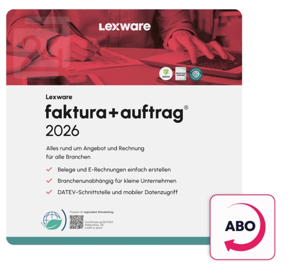 Lexware Faktura+Auftrag 2026 ABO