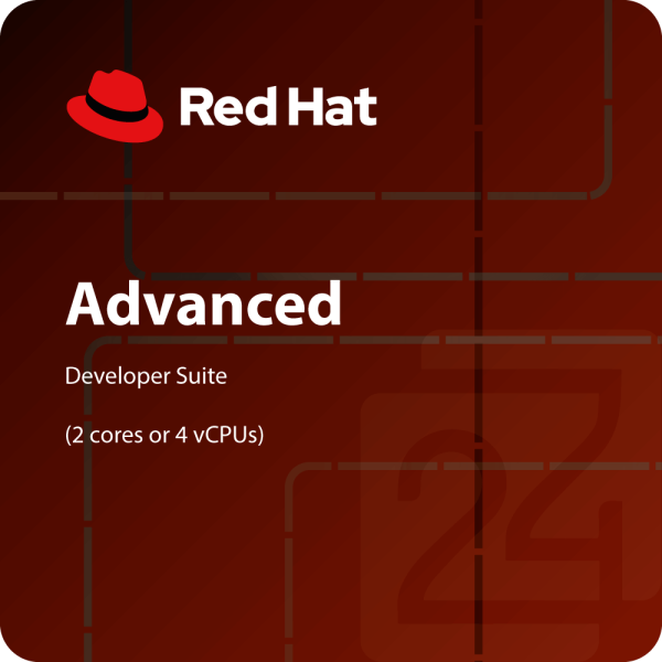 Red Hat Advanced Developer Suite (2 cores or 4 vCPUs)