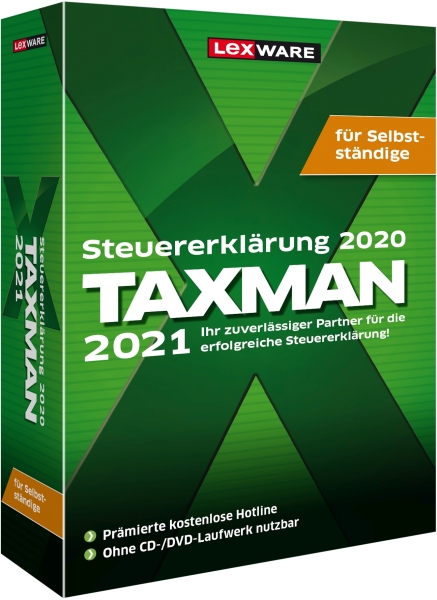 Lexware Taxman 2021 für Selbstständige