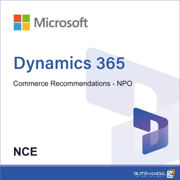 Microsoft Dynamics 365 Commerce Recommendations - NPO (NCE)