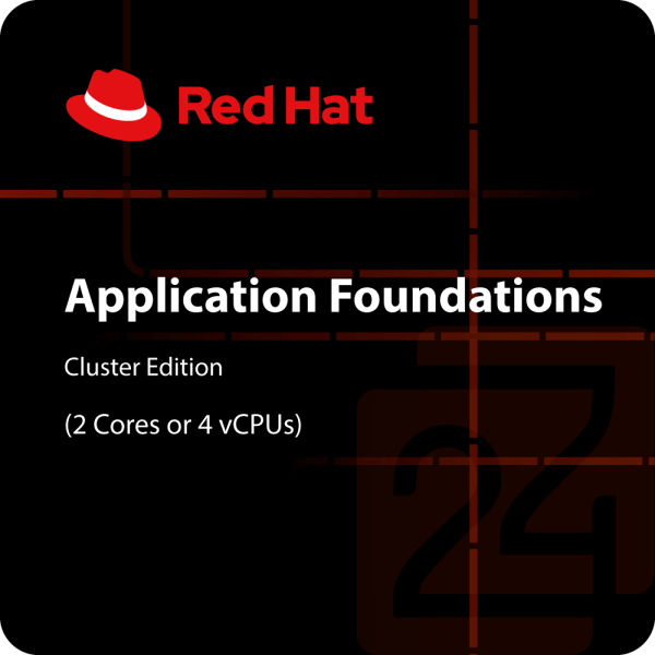 Red Hat Application Foundations, Cluster Edition, (2 Cores or 4 vCPUs)