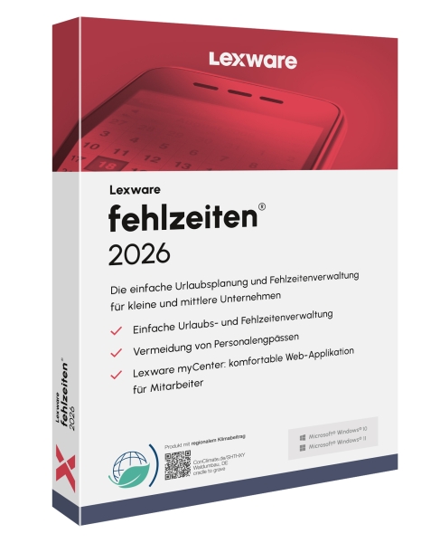 Lexware Fehlzeiten 2026