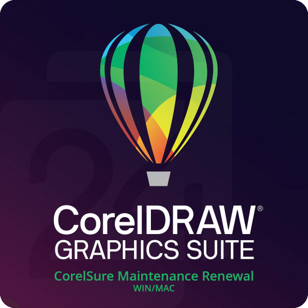 CorelDRAW Graphics Suite Business CorelSure Maintenance Renewal WIN/MAC