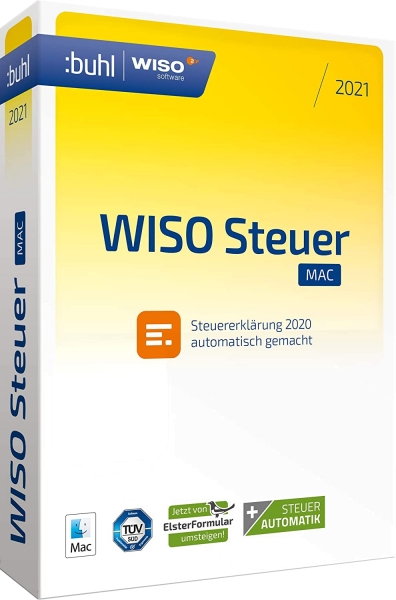 WISO steuer:Mac 2021, für die Steuererklärung 2020