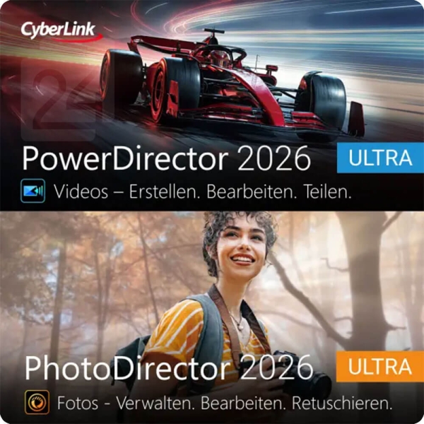 Cyberlink DUO - PowerDirector 2026 Ultra & PhotoDirector 2026 Ultra