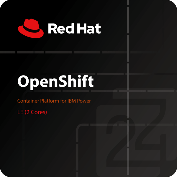 Red Hat OpenShift Container Platform for IBM Power, LE (2 Cores)