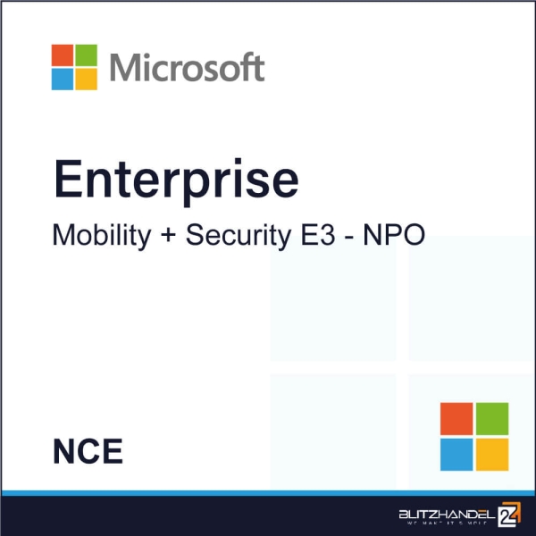 Microsoft Enterprise Mobility + Security E3 - NPO (NCE)