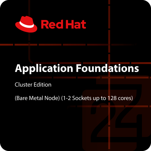 Red Hat Application Foundations, Cluster Edition (Bare Metal Node) (1-2 Sockets up to 128 cores)