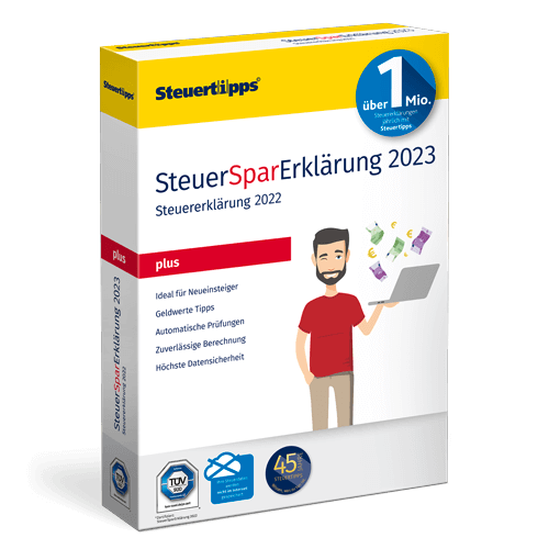 SteuerSparErklärung plus 2023 (für Steuerjahr 2022)