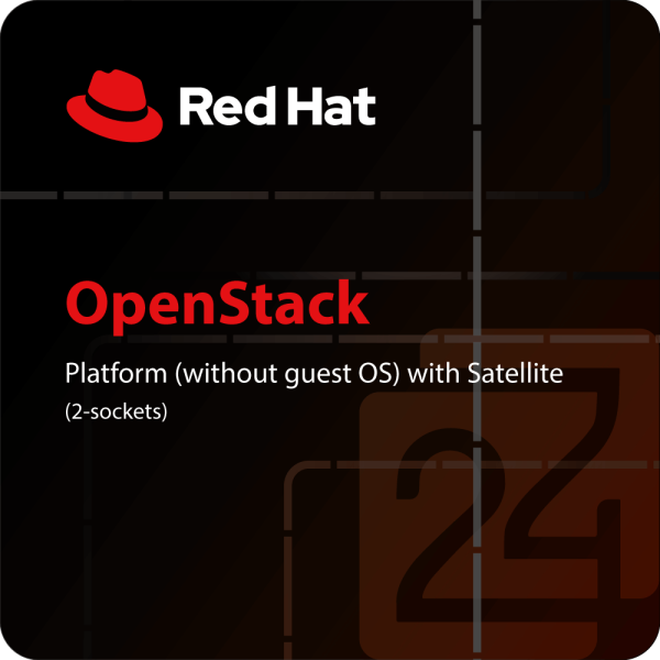 Red Hat OpenStack Platform (without guest OS) with Satellite (2-sockets)