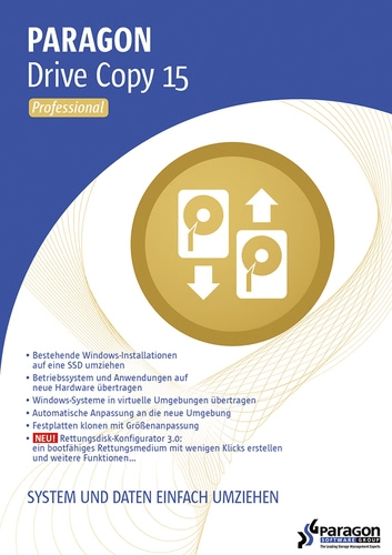 Paragon Drive Copy 15 Professional, Download