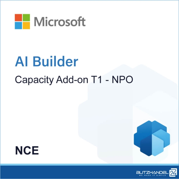 Microsoft AI Builder Capacity Add-on T1 - NPO (NCE)