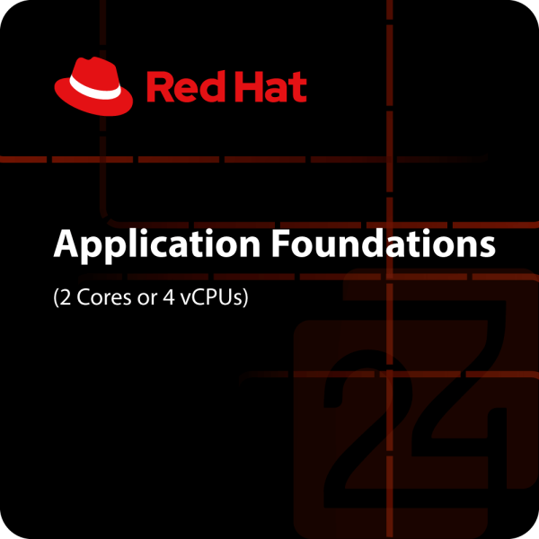 Red Hat Application Foundations, (2 Cores or 4 vCPUs)