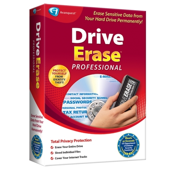 Drive Erase Professional, English