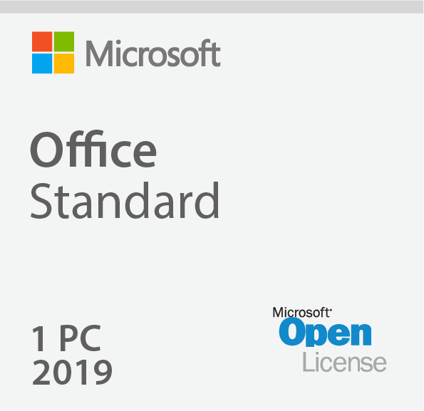 Microsoft Office 2019 Standard Open License Terminalserver geeignet Volumenlizenz