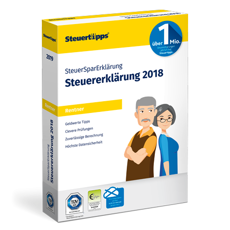 SteuerSparErklärung für Rentner 2019