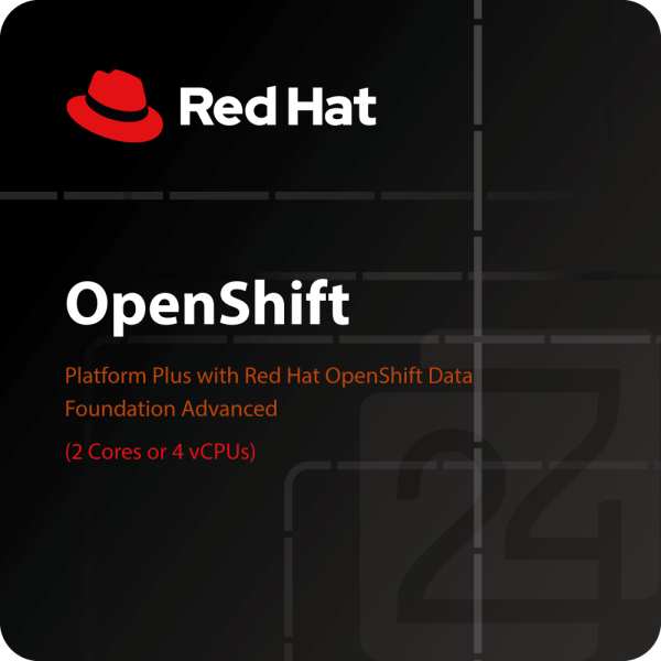 Red Hat OpenShift Platform Plus with Red Hat OpenShift Data Foundation Advanced (2 Cores or 4 vCPUs)