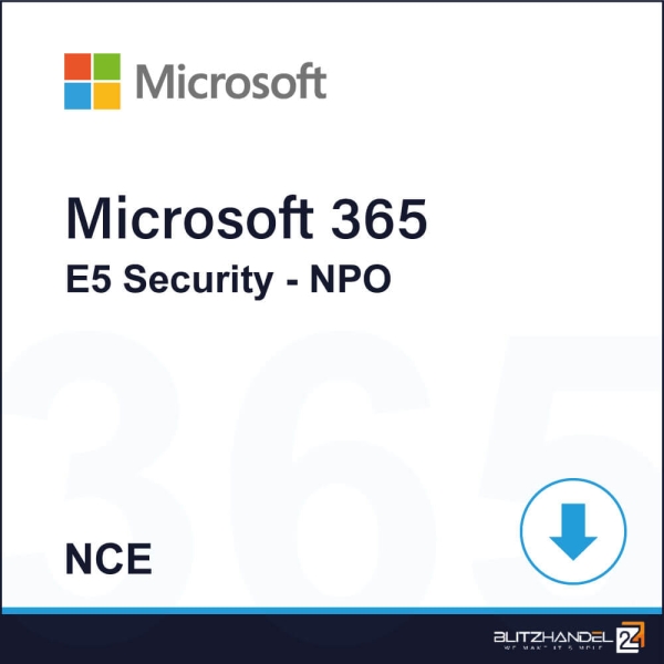 Microsoft 365 E5 Security - NPO (NCE)