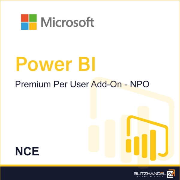 Microsoft Power BI Premium Per User Add-On - NPO (NCE)