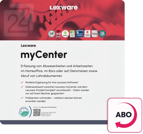 Lexware myCenter Lizenzen pro/prem 2026 ABO