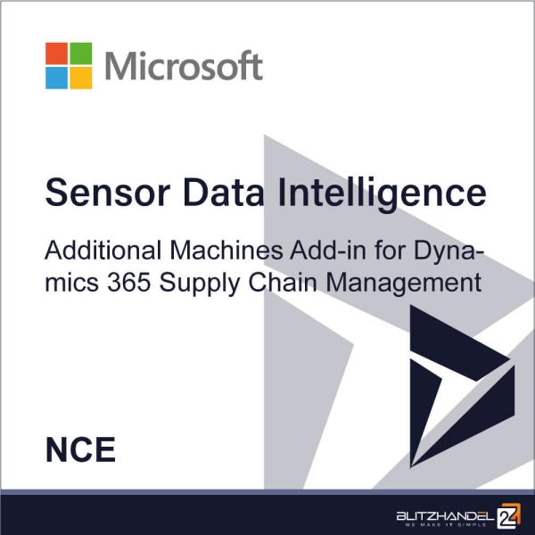 Sensor Data Intelligence Additional Machines Add-in for Dynamics 365 Supply Chain Management (NCE) 