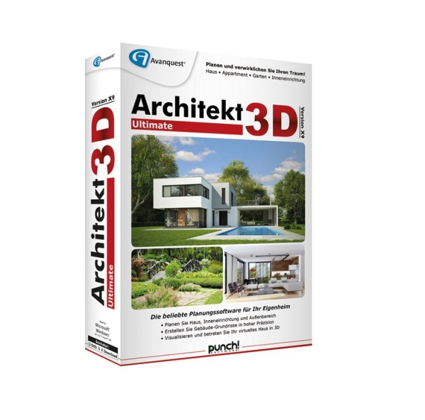 Avanquest Architekt 3D X9 Ultimate, WIN/ MacOS