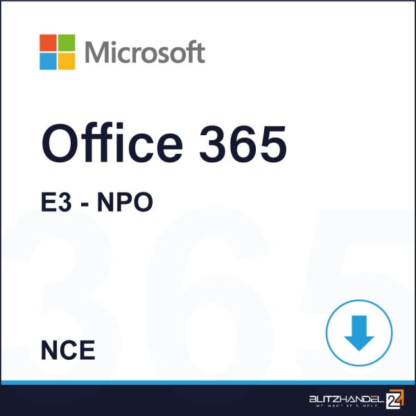 Microsoft Office 365 E3 - NPO (NCE)