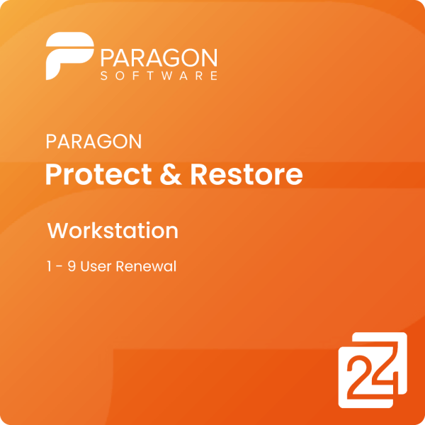 Paragon Protect & Restore Workstation 1 - 9 User Renewal