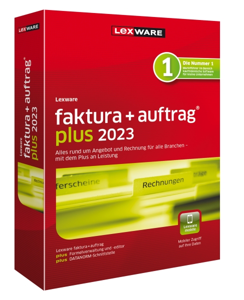 Lexware Faktura+Auftrag Plus, 365 Tage Laufzeit, Download