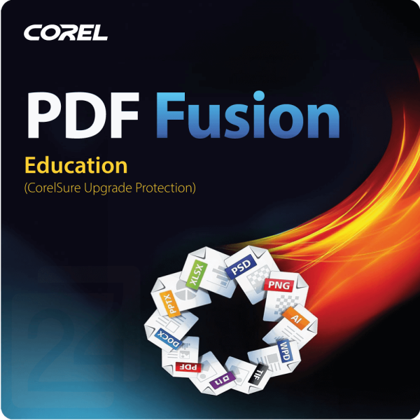 Corel PDF Fusion Education 1 Year CorelSure Upgrade Protection