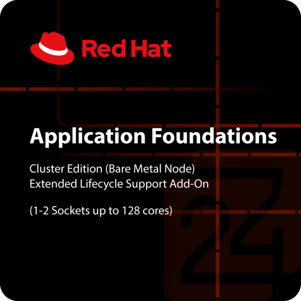 Red Hat Application Foundations, Cluster Edition (Bare Metal Node), ELS Add-On (1–2 Skt., 128C)