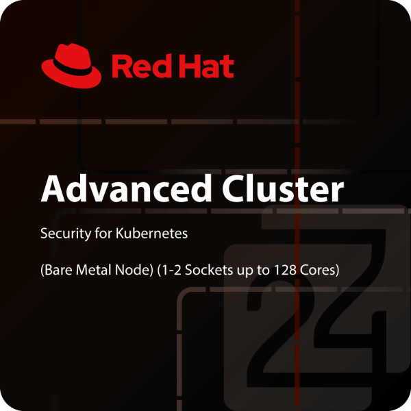 Red Hat Advanced Cluster Security for Kubernetes (Bare Metal Node) (1-2 Sockets up to 128 Cores)