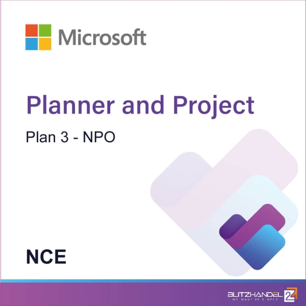 Microsoft Planner and Project Plan 3 - NPO (NCE)