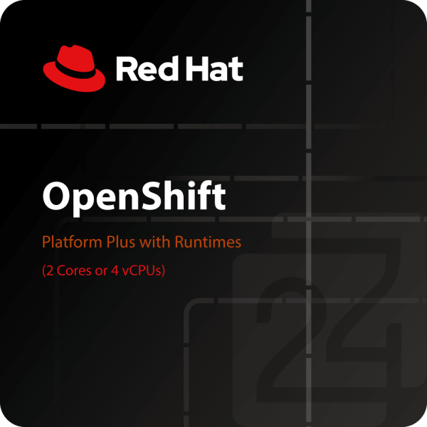 Red Hat OpenShift Platform Plus with Runtimes (2 Cores or 4 vCPUs)