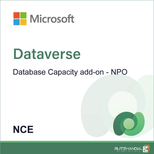 Microsoft Dataverse Database Capacity add-on - NPO (NCE)