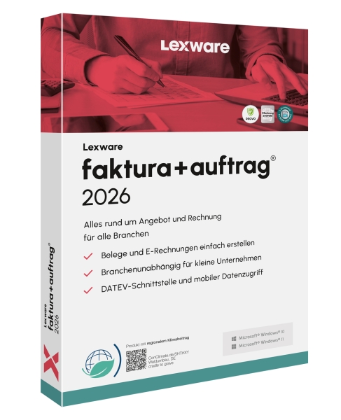 Lexware Faktura+Auftrag 2026