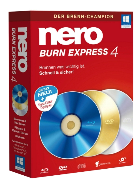 Nero Burn Express 4, 1 utilisateur, Gagnez
