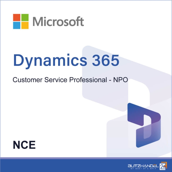 Microsoft Dynamics 365 Customer Service Professional - NPO (NCE)